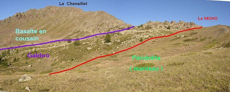 <b>Structure du Mont Chenaillet</b><div><i>Le chenaillet en log3.JPG par saphon anthony via Wikimédia Commons, CC-BY-SA-3.0-migré, https://commons.wikimedia.org/wiki/File:Le_chenaillet_en_log3.JPG</i><b><br></b></div>