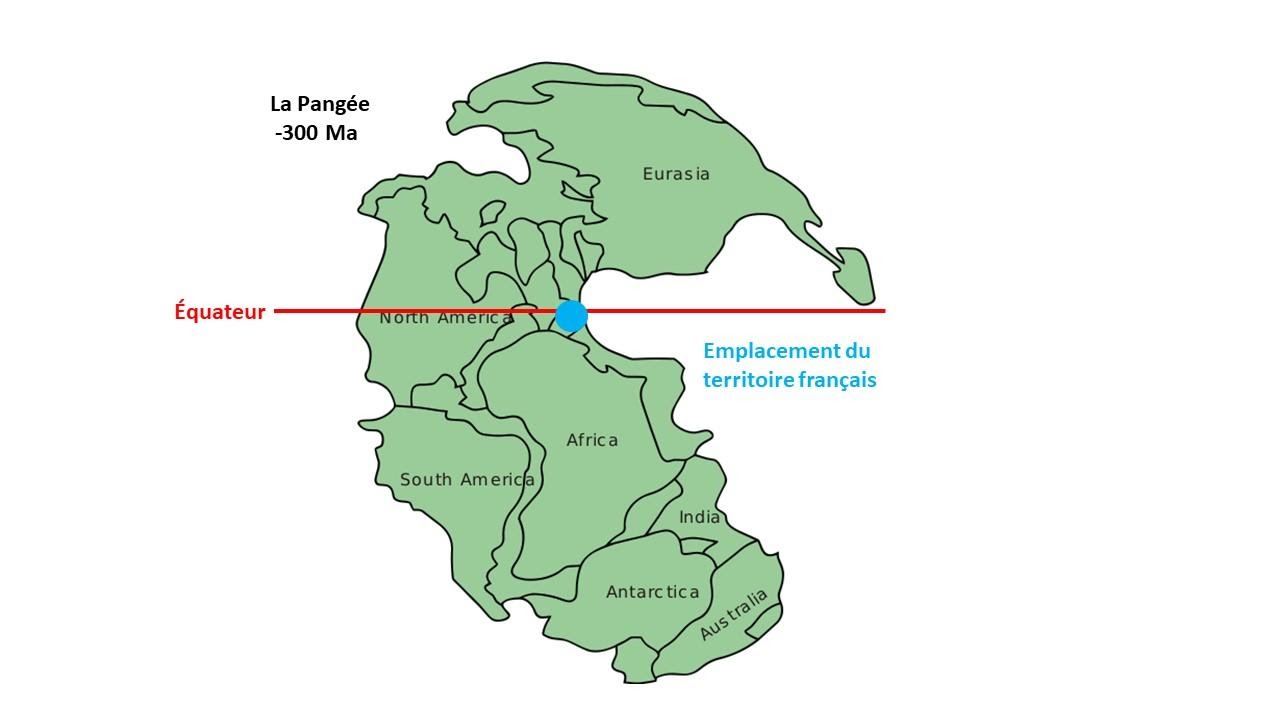 <b>Position de Montceau-les-Mines à la fin du Carbonifère</b>